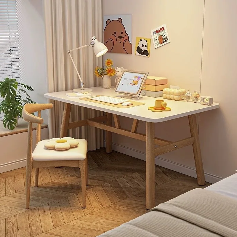 Computer Desk Desktop Home Learning Writing Rectangular Workbench Single Office Desk Chair Small Table Simple