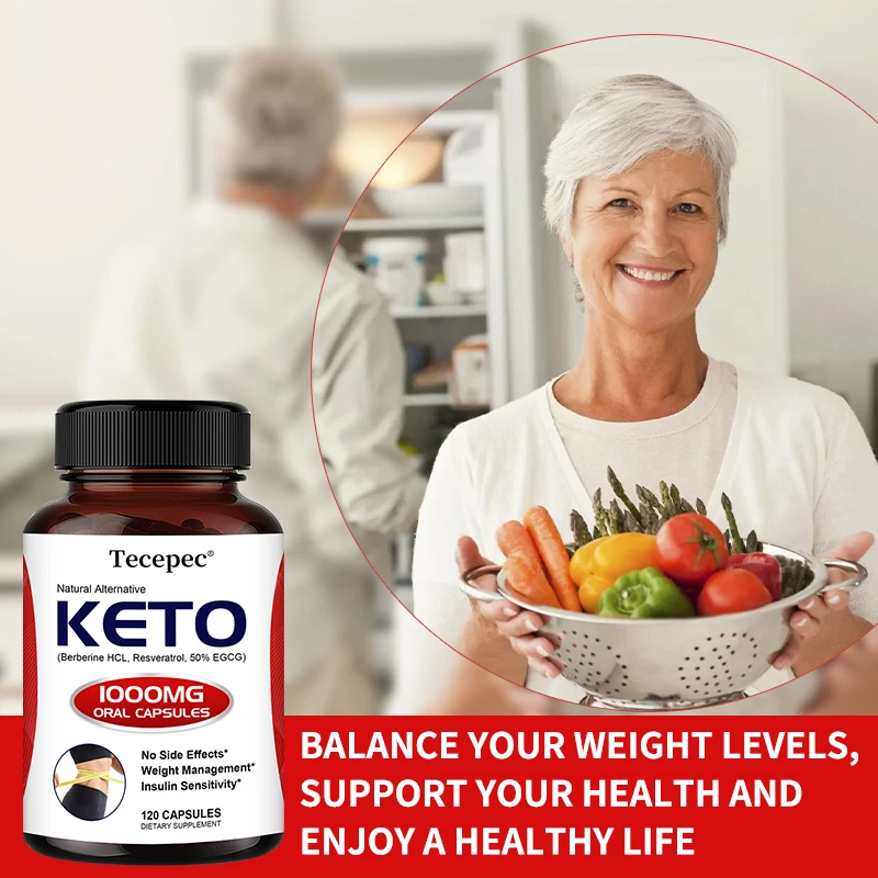 Ketao - Berberine HCl, Resveratrol, 50% EGCG - Supports Weight Management, Fat Burning and A Balanced, Healthy Life