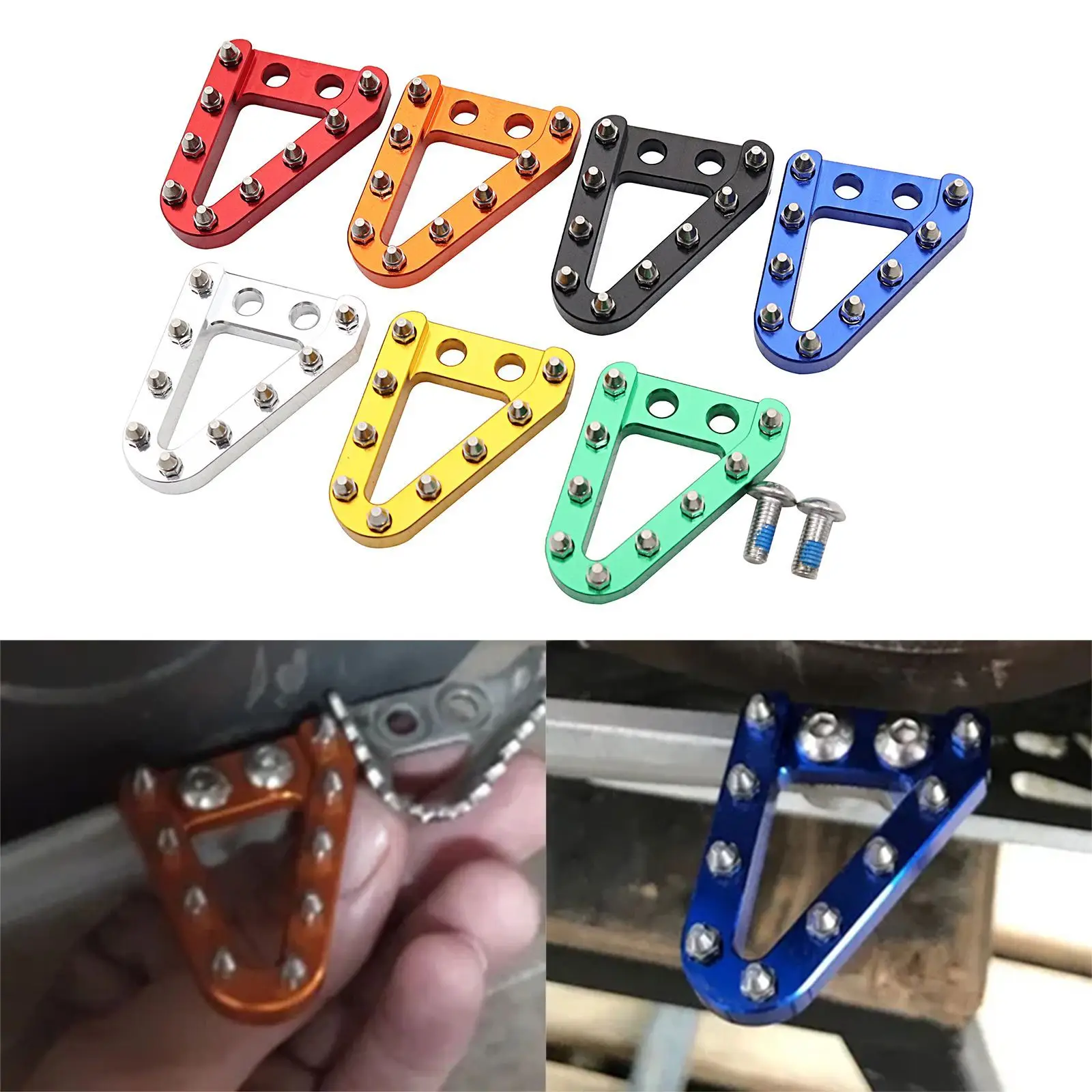 For Husqvarna TC TE FC FE for  XC XCF XCW XCFW EXC EXCF SX SXF 125-530 2008-2023 Motocross Rear Brake Pedal Step Plate Tip