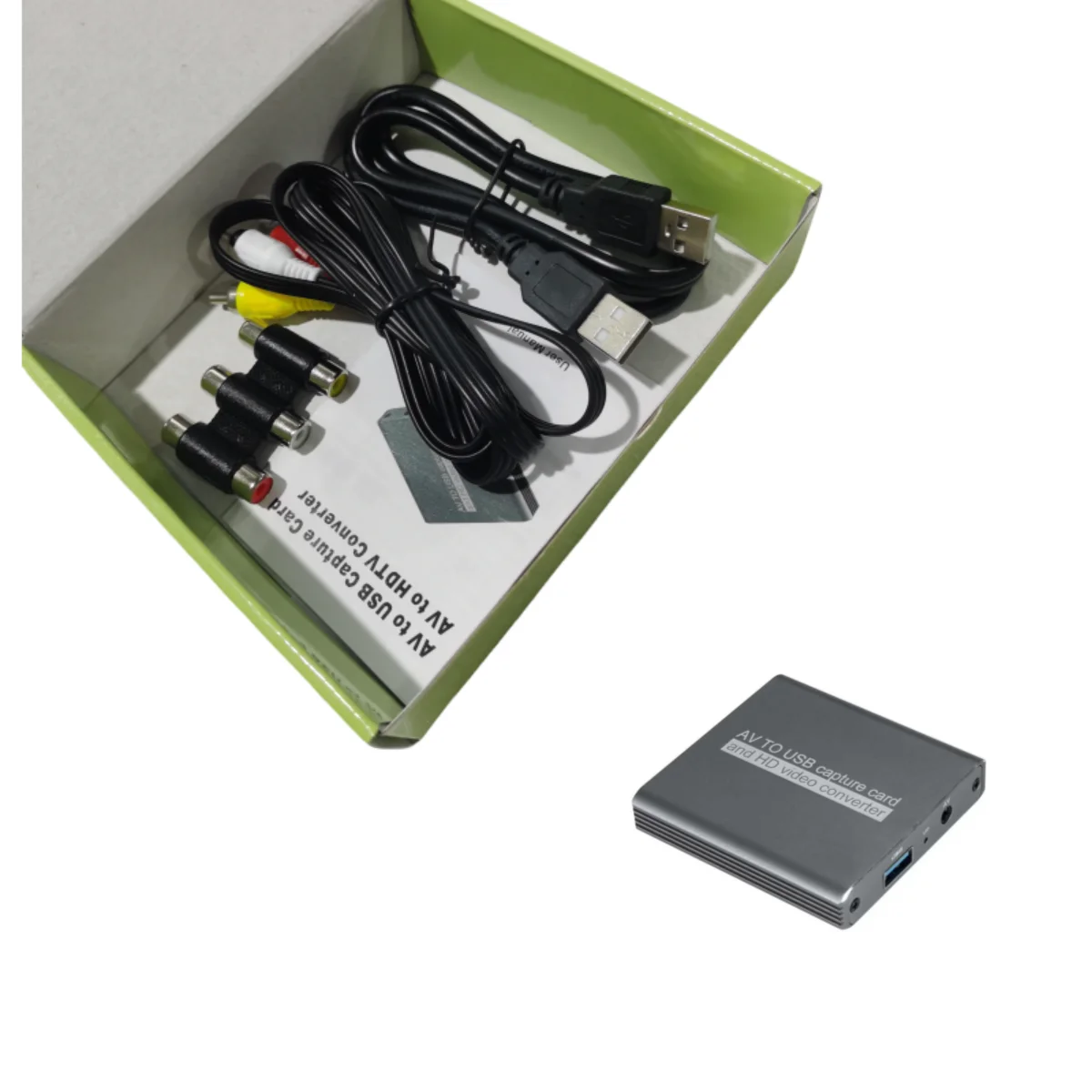 AV To USB2.0 Video Capture Card Adapter HDTV With For Computer Video Recording Live Streaming Capture Card 1080P