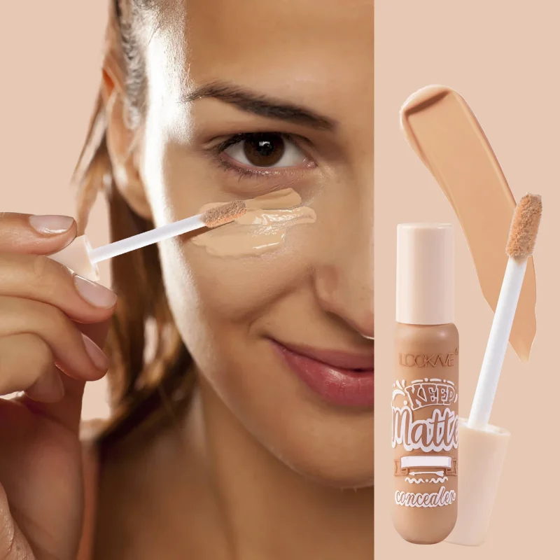 Vloeibare Concealer Stick Foundation Crème 6 Kleuren Hydraterende Volledige Dekking Acne Donkere Cirkel Natuurlijke Matte Concealer Crème Make-Up