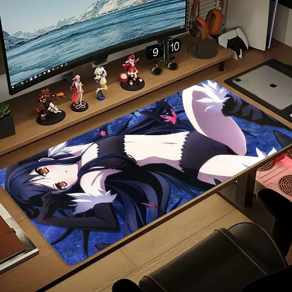 Kuroyuki Hime Accel World Anime Mousepad Non-slip Suitable For Office Computers Laptops E-sports Game Desk Mats XXL Keyboard