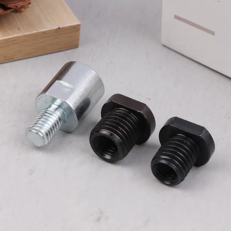 M10 M14 スレッドアタッチメントグラインドスピンドルアーバー変換メス-オスコネクターロッド電動工具アングルグラインダーアダプター