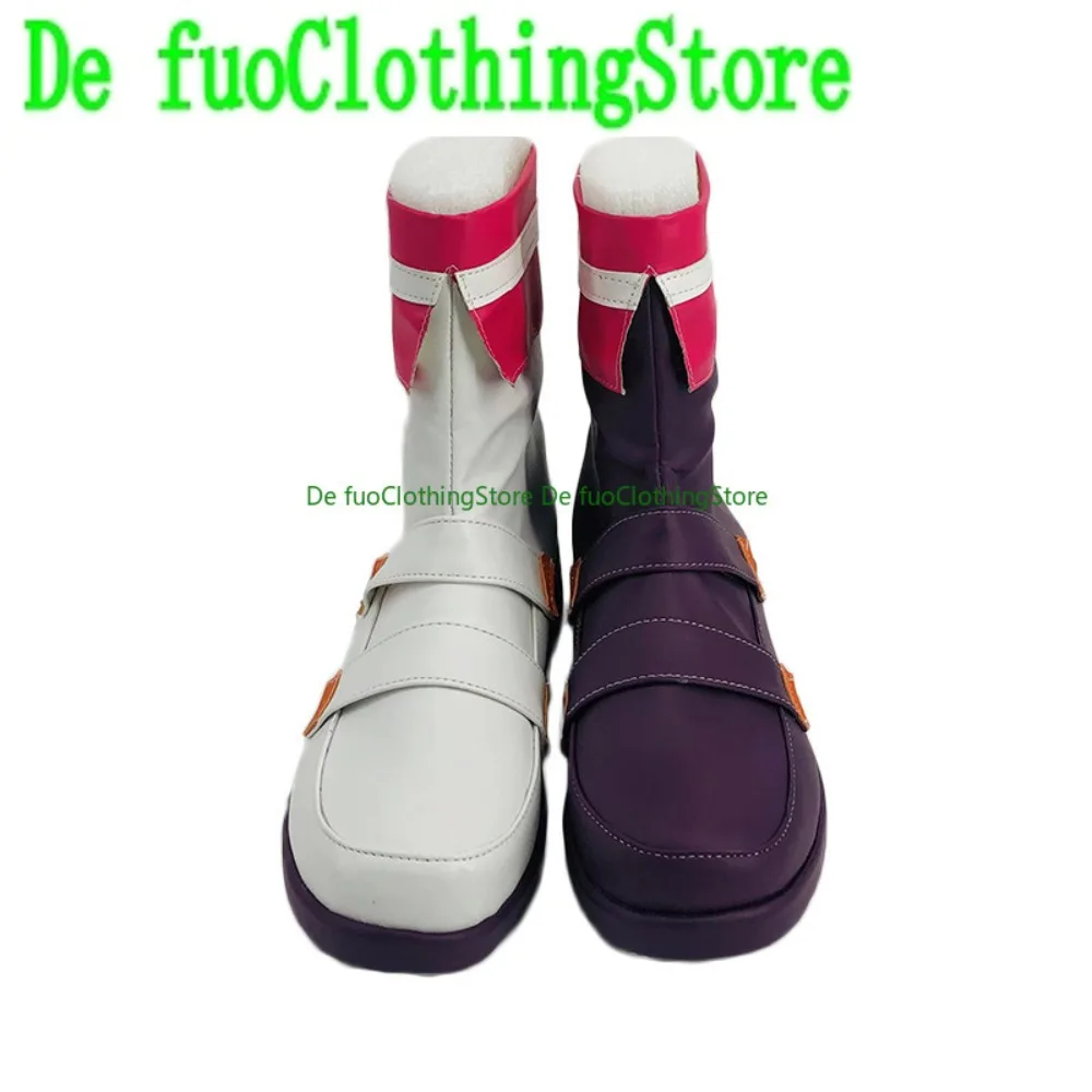 DefuoClothing Uma Musume Special Week Cosplay Shoes Anime Game Role-playing Halloween Party Costumes Shoes Boots
