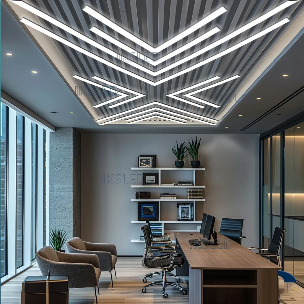 85-265V new shape V-shaped combination honeycomb lamp ceiling lamp LED Lighting.