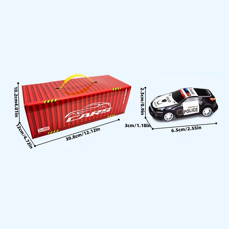 Geschenkbox-Version: 48-teiliges Legierungsauto-Set, Kinderspielzeugauto, Blechauto, Rennmodell, Klassisches Automodell, Weihnachtsgeschenk – Detail 10