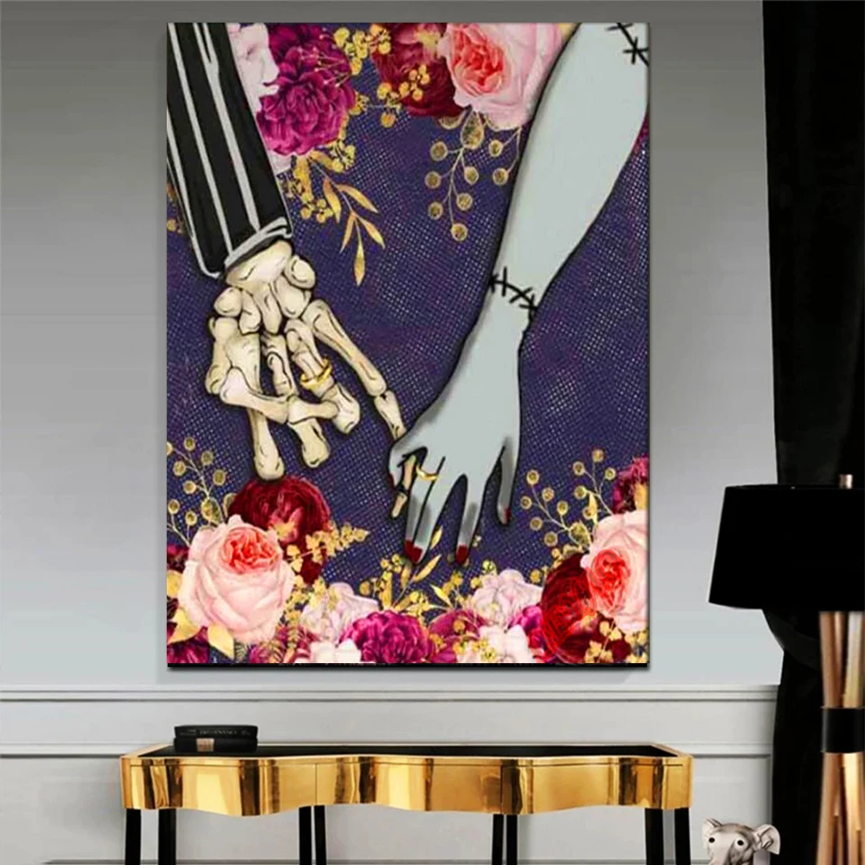 Diamond Painting Skeleton Love Newly Arrived Full Diamond Mosaic Embroidery Rhinestone Picture Cross stitch kits Art Home Decor