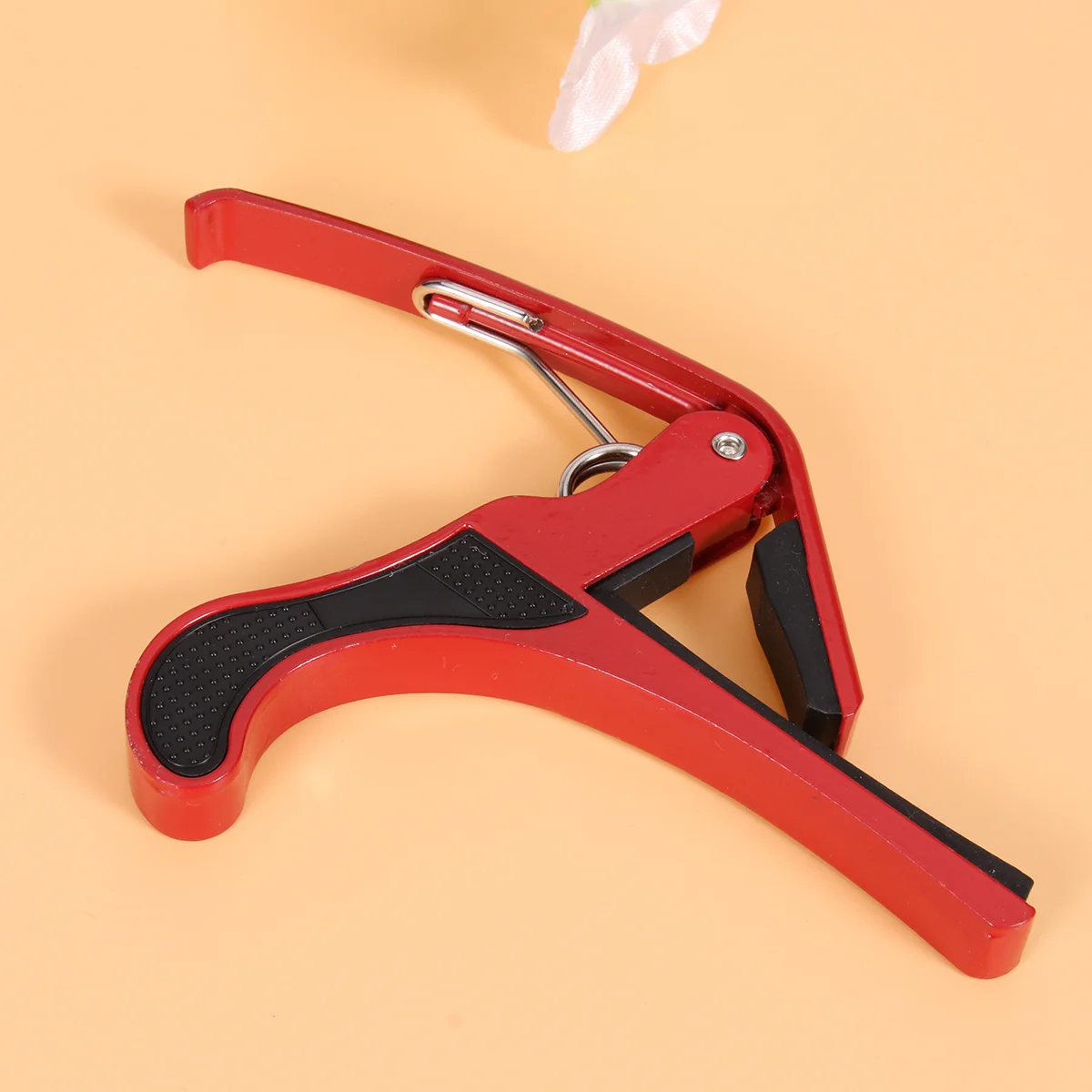 

Metal Guitar Capo Heavy Duty Quick Release Red For Acoustic Electric Guitar Ukulele Bass Mandolin Lightweight