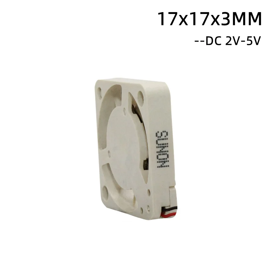 

SUNON 1703 UF3H3-702 1.7CM Mini Cooling Fan 3.3V 0.1W 5V 0.3W 13000RPM Smallest Fan