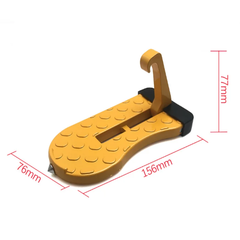 ISURE MARINE Multi Functional Foot Pedal For Cars Top Foot Pedal For Getting On The Car Auxiliary hook door pedal