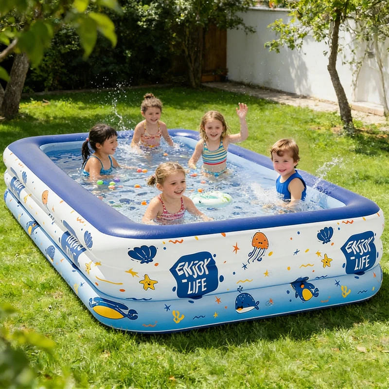 Cartoon Swimming Po…