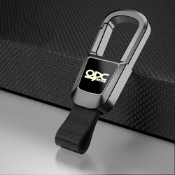 car keychain Alloy Key chain leather key ring for opel opc opcline astra h j k g vectra b c zafira b corsa c d