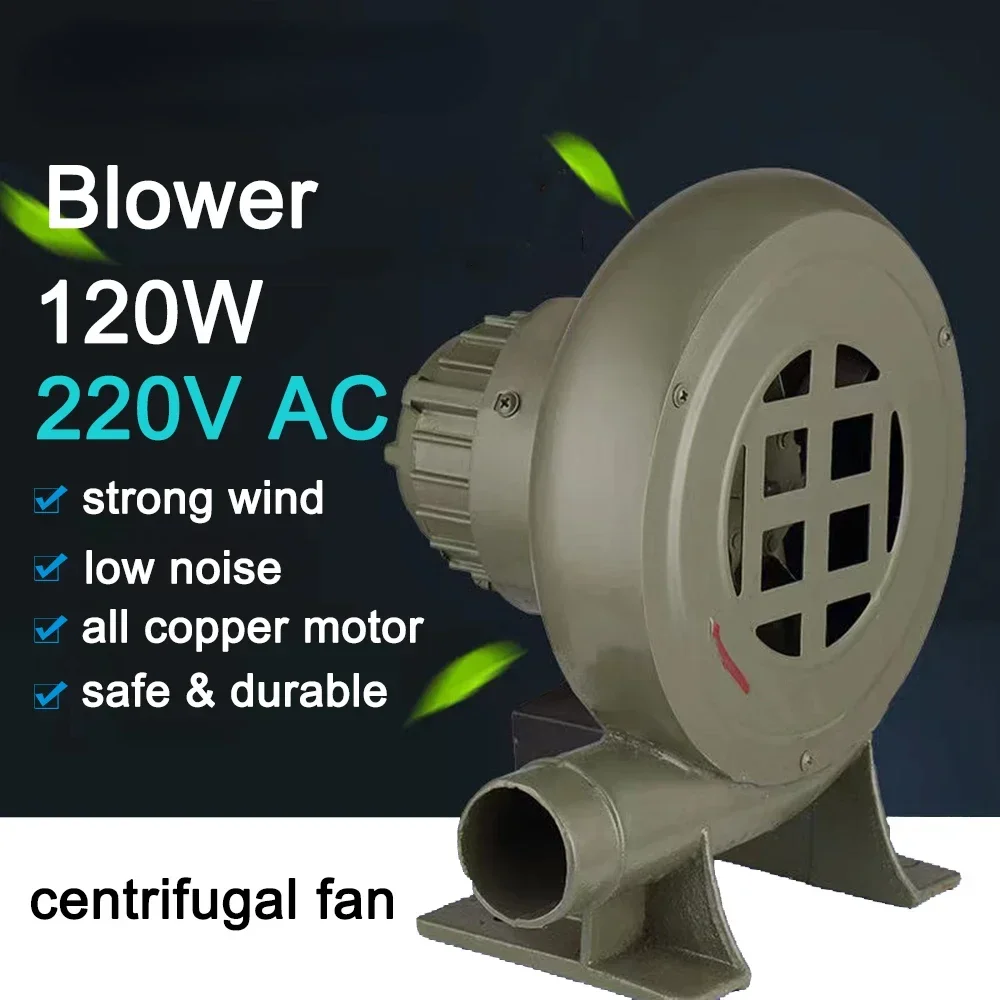 

Household Blower Cast Iron Single Phase Boiler Blower Stove Fan Centrifugal BBQ Blower