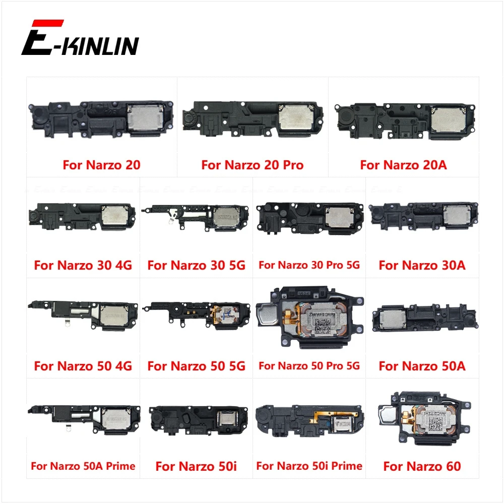Rear Inner Ringer Buzzer Loud Speaker Loudspeaker Flex Cable For OPPO Realme Narzo 20 20A 30 30A 50 50A 50i 60 Pro Prime 4G 5G