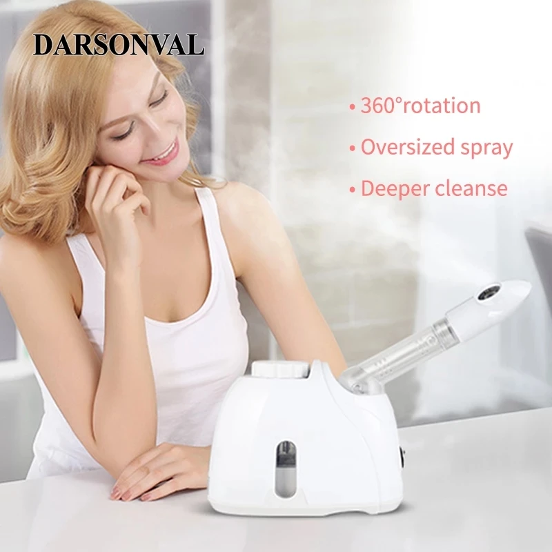 Facial Steamer Nano Ozone Facial Vaporizer Facial Ozonium Steam Skin Care Gentle Humidifier Face Steamer Beauty Spa Vaporizador