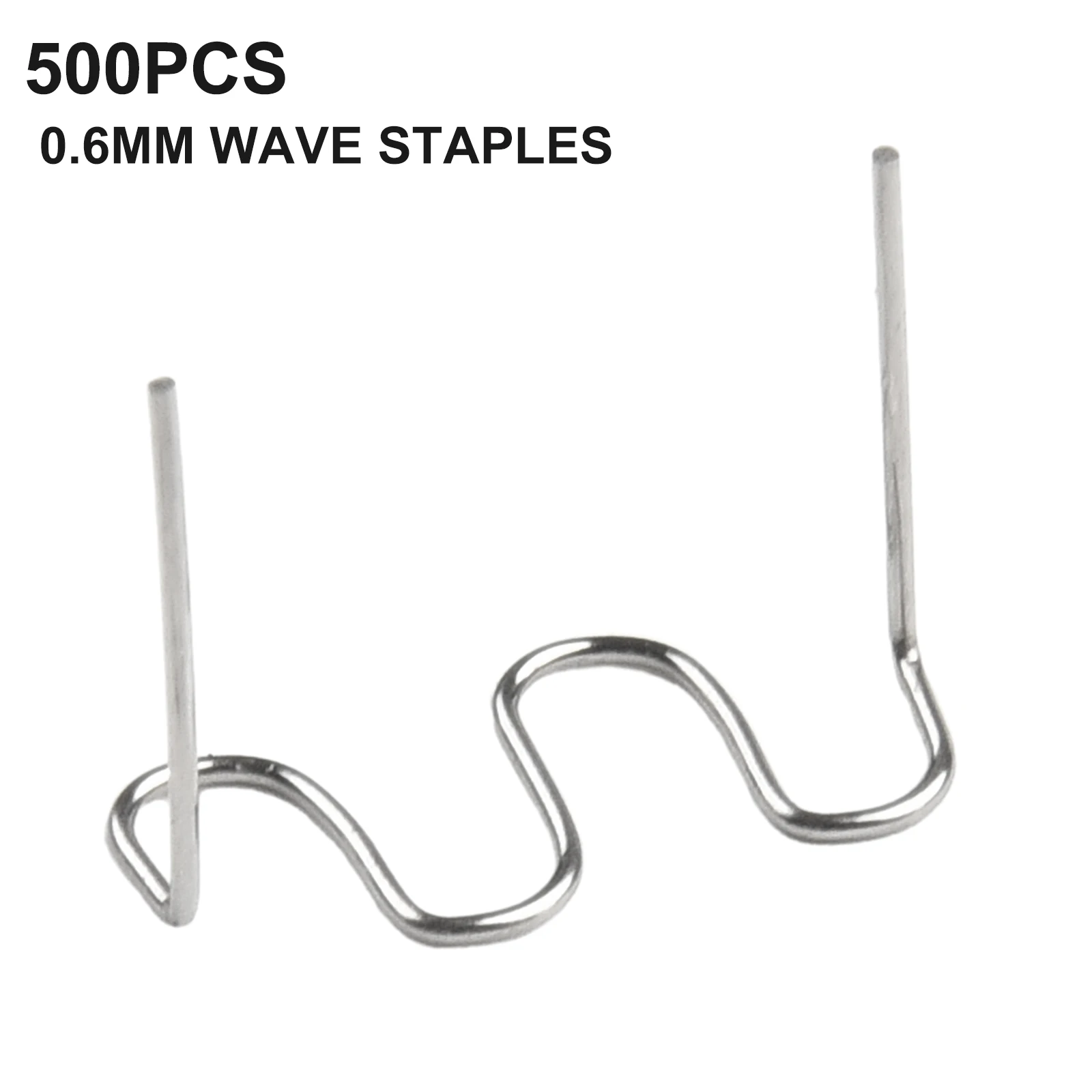 500PCS 0.6/0.8mm Hot Stapler Welding Nails For Car Bumper Plastic Welder Repair Kit Soldering Bumper Repair Iron Staples Tool