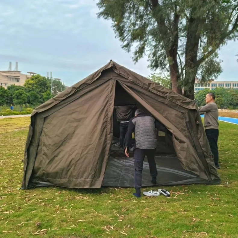 

Оптовая продажа, портативная 4-сезонная надувная палатка для кемпинга, надувная палатка для кемпинга, водонепроницаемая палатка для 6 человек, уличная палатка для кемпинга