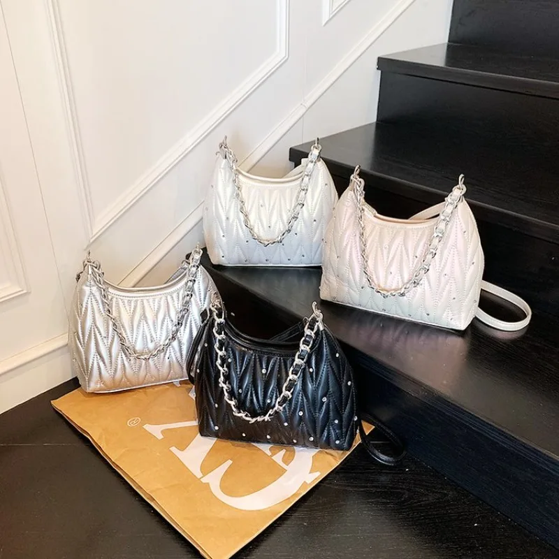 

Elegant Vintage Diaper Bag Women Designer Crossbody Bag High-End Handbag Minimalist Chic Large Capacity Leather Tote Bag