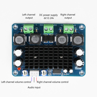 XH-A283 100W+100W TPA3116D2 Dual Channel Digital Stereo Amplifier Audio Board  TPA3116 DC12-24V