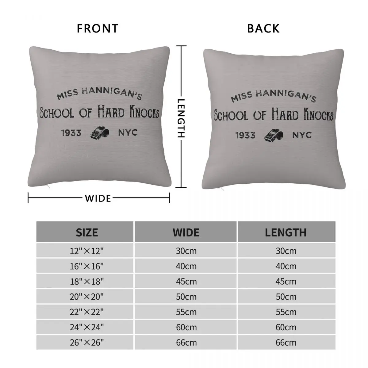 Annie Miss Agatha Hannigan Hard Knocks Square Pillowcase Polyester Linen Velvet Creative Throw Pillow Sofa Seater Cover 45x45