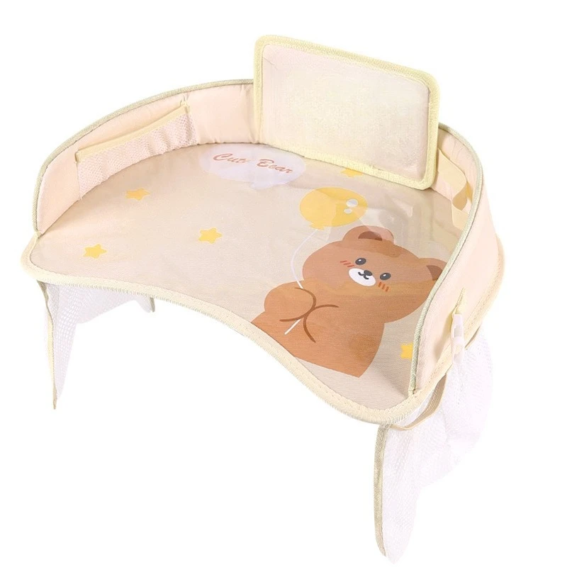 

Car multi-function storage Waterproof car Infant cartoon dinner plate Table board