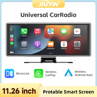 11.26 inch IPS Touch Screen CarPlay Radio Multimedia Video Player Portable Wireless Carplay & Android Auto Bluetooth Car Audio
