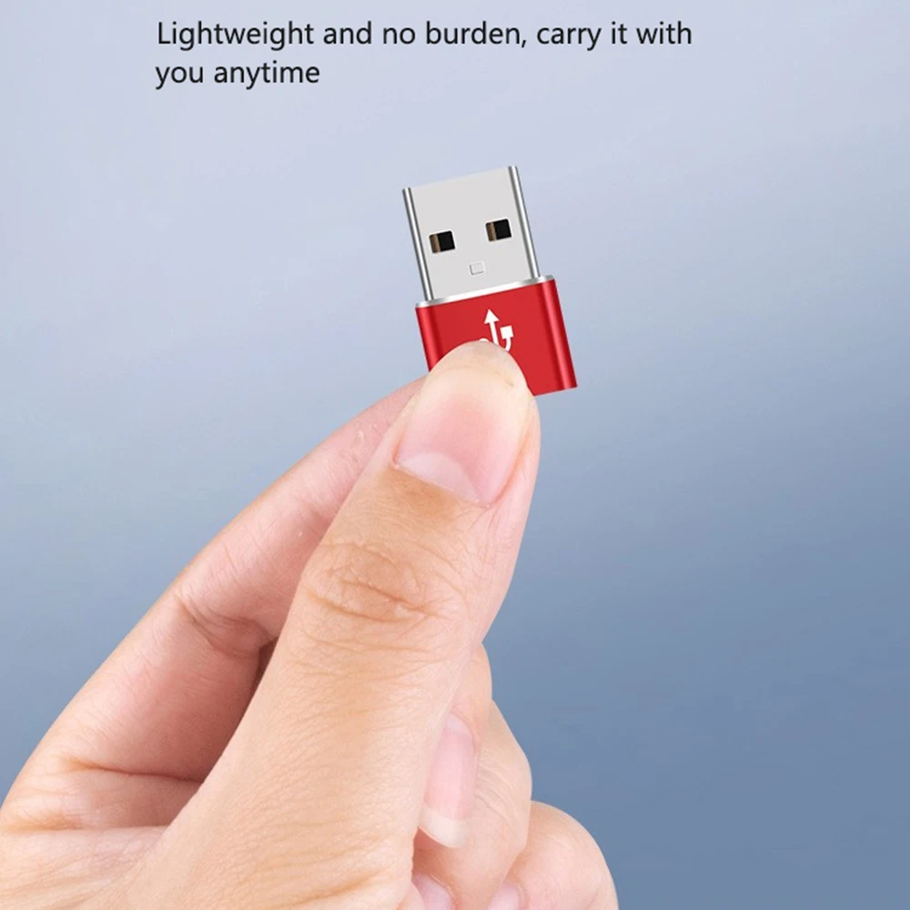 USB 2.0 To Type C Adapter Type C Female Converter USB C Charging Data Transfer Adapter for iPhone 12 Pro