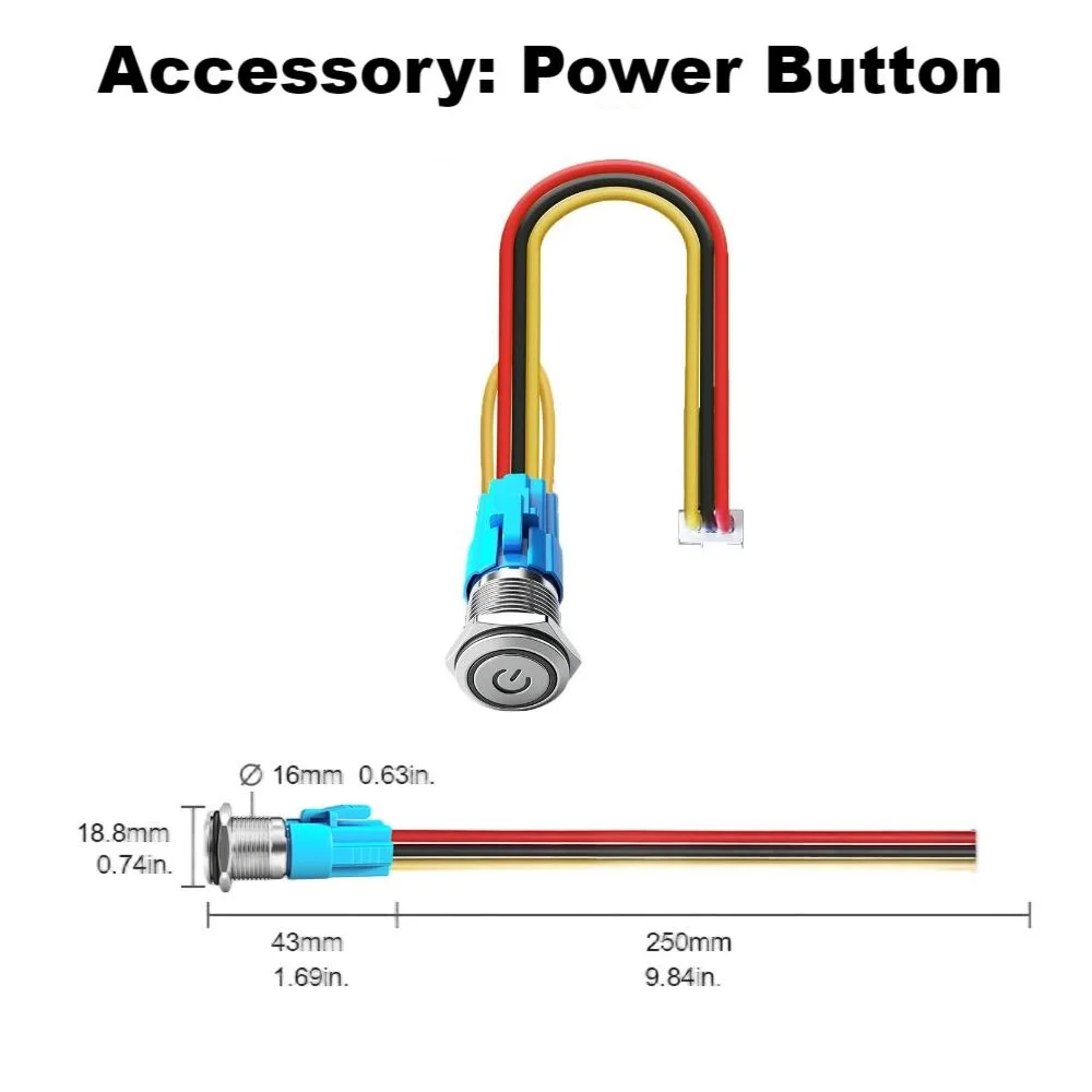 Autoro AS100 안티 스파크 전원 스위치 100A 84V DC – ESC 전기 스케이트보드 스쿠터 RC 자동차 보트 전기 자전거 등을 위한 XT90 커넥터