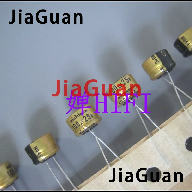 

20PCS NICHICON MW 25v100uf 8x5MM electrolytic capacitor 100UF 25V FineGold 100UF25V MUSE Audio Capacitor 100UF/25V