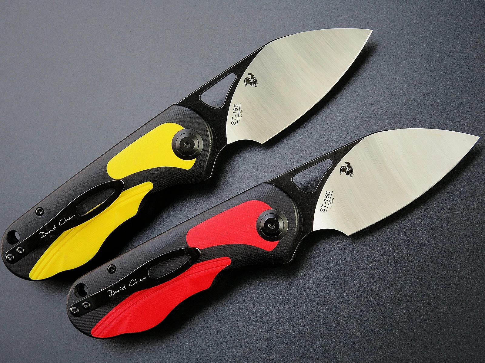 Sitivien ST156 Pocket Folding Knife 14C28N Steel Blade  G10/Micarta Handle EDC Tool for Camping Hiking Survival Collection
