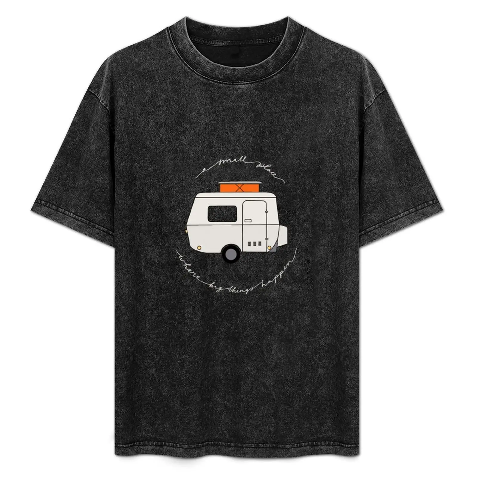 

A Small Place Where Big Things Happen - Red T-Shirt Comfortable Daily Wear Tee