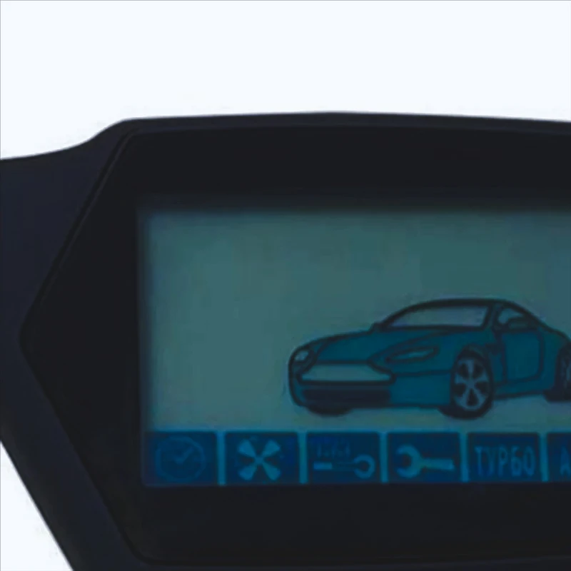 

PL-A91 LCD llave Control remoto sistema alarma antirrobo coche 2 vías para Starline A91 motor ruso Starter-A67F