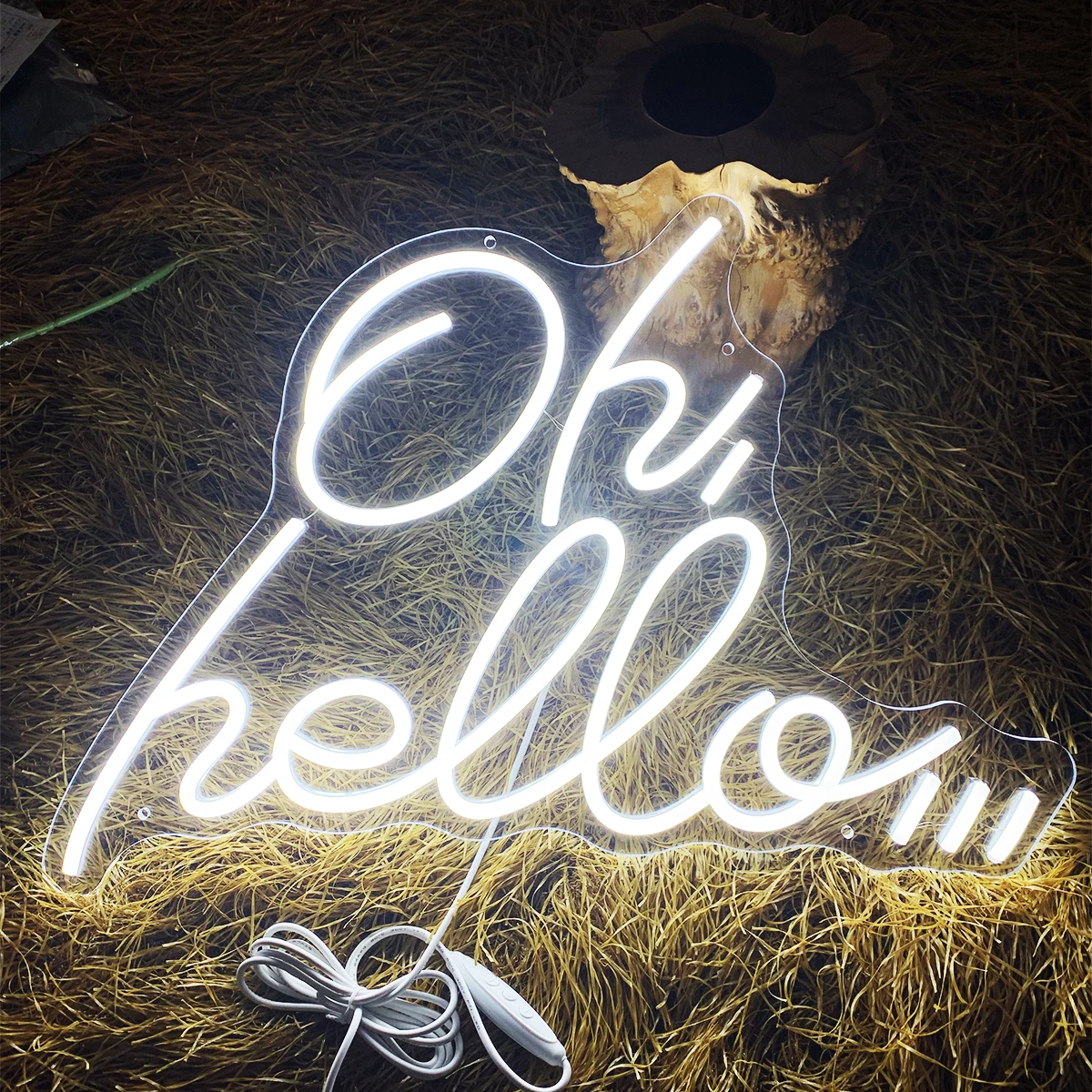 

Oh Hello Neon Light, apply to the bar shop hotel room entertainment club wedding party led neon light to create the atmosphere