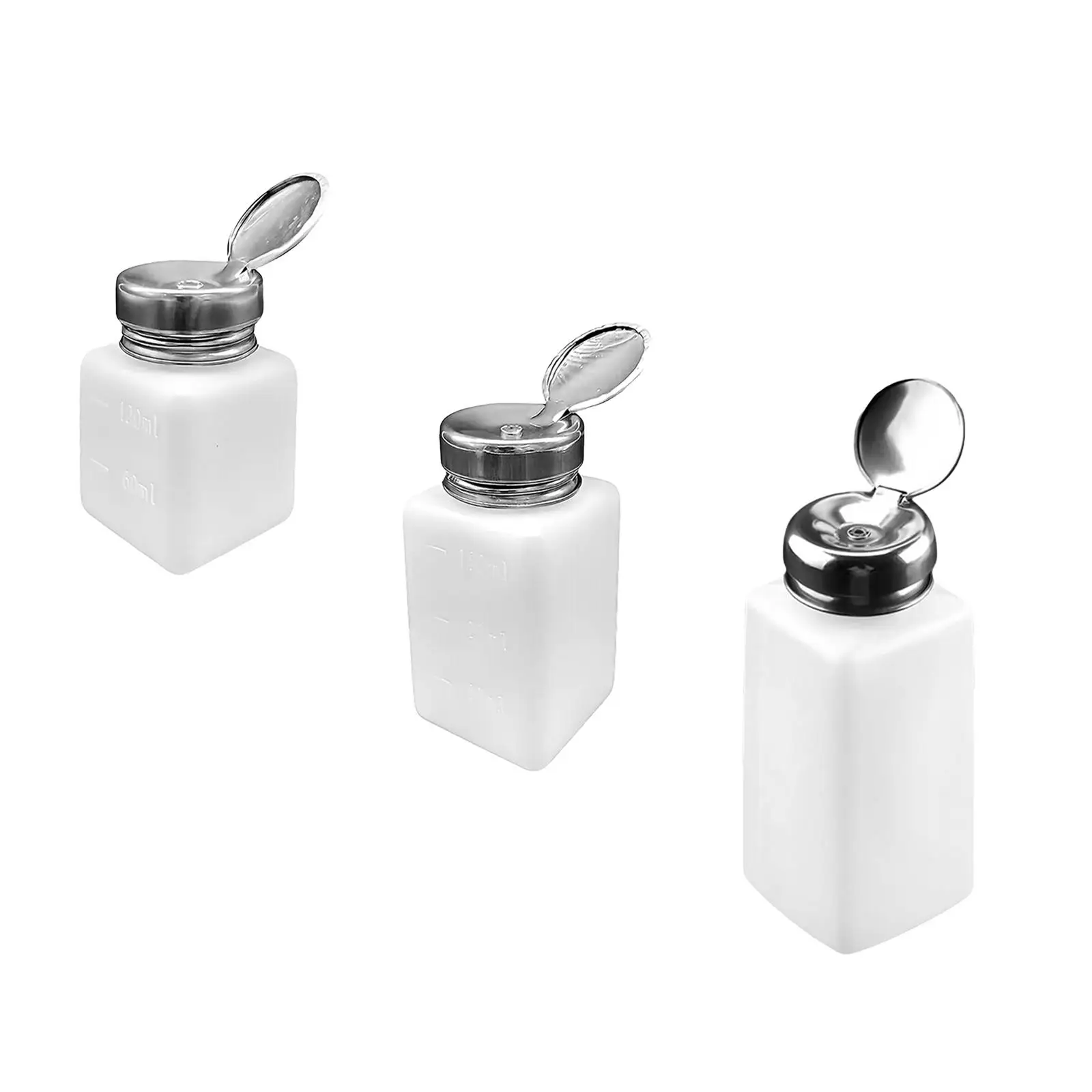 موزع الكحول الممتاز القابل لإعادة الملء، حاوية مستحضرات التجميل الممتازة لإزالة طلاء الأظافر في الصالونات الشخصية