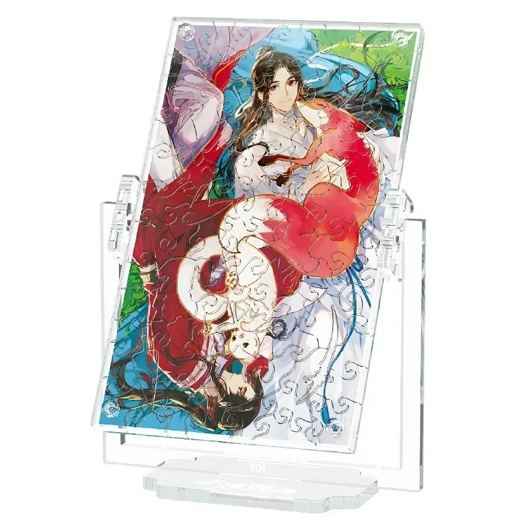 Game Anime Heaven Official's Blessing Hua Cheng Xie Lian Cosplay Acrylic Craft Puzzle Decoration Jigsaw Xmas Creative Gifts