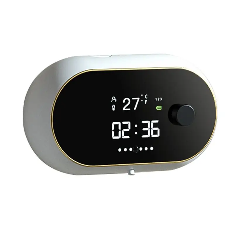 

Automatic Soap Dispenser Wall Mount Rechargeable LED Display Gel Soap Dispenser For Kitchen Bathroom-AB52