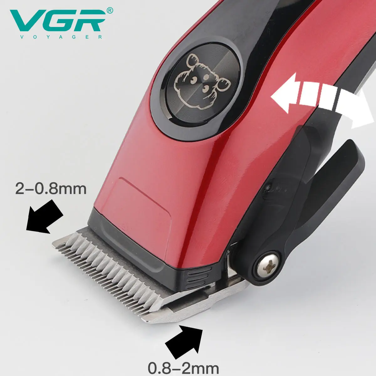 VGR 202 高品質強力なカットマシン充電式プロフェッショナル電気犬バリカンコードレスペットヘアトリマー