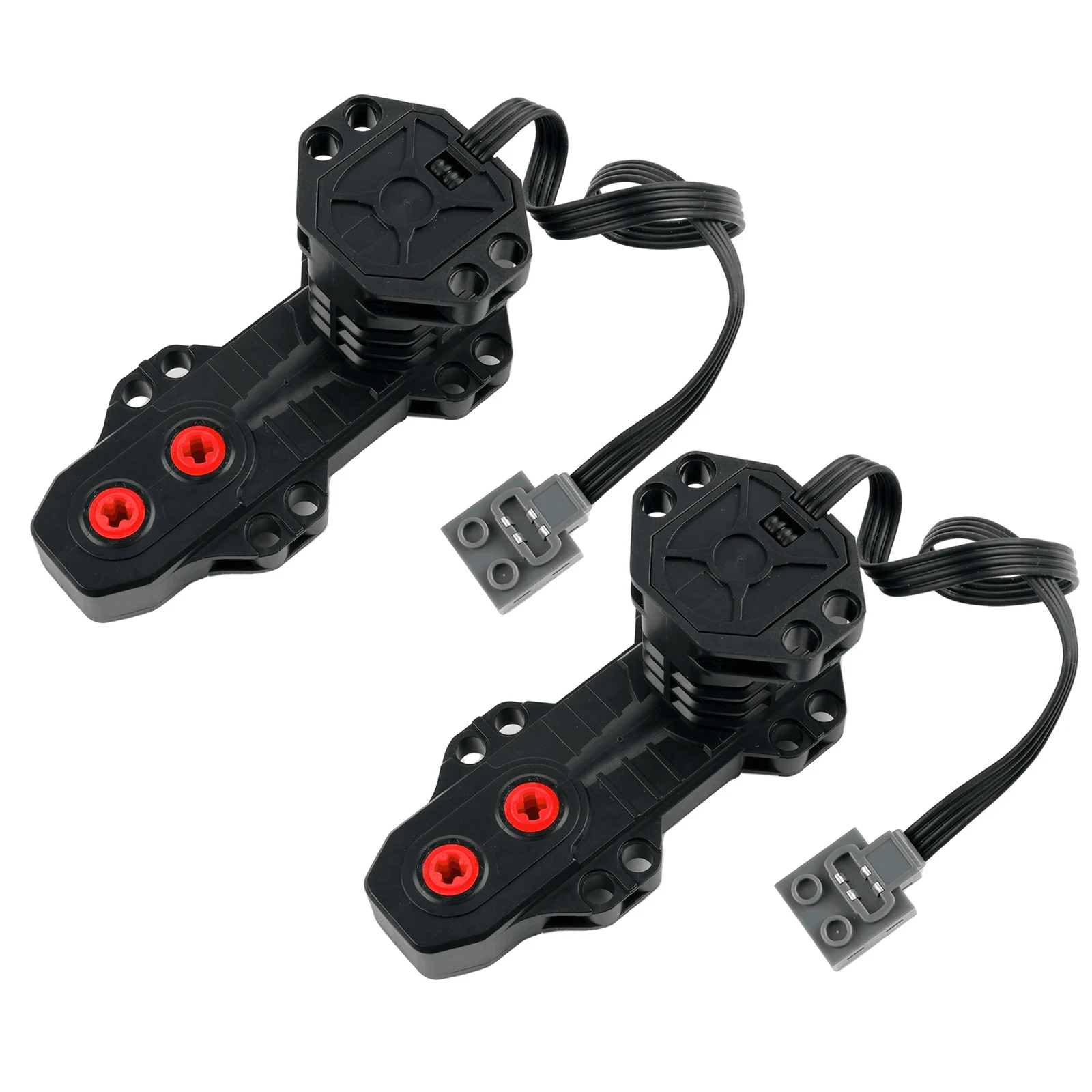 2 uds Buggy Motor Monster Motor técnico MOC funciones de potencia piezas de bloques de construcción coche de juguete Compatible con 5292 Kit de juguetes