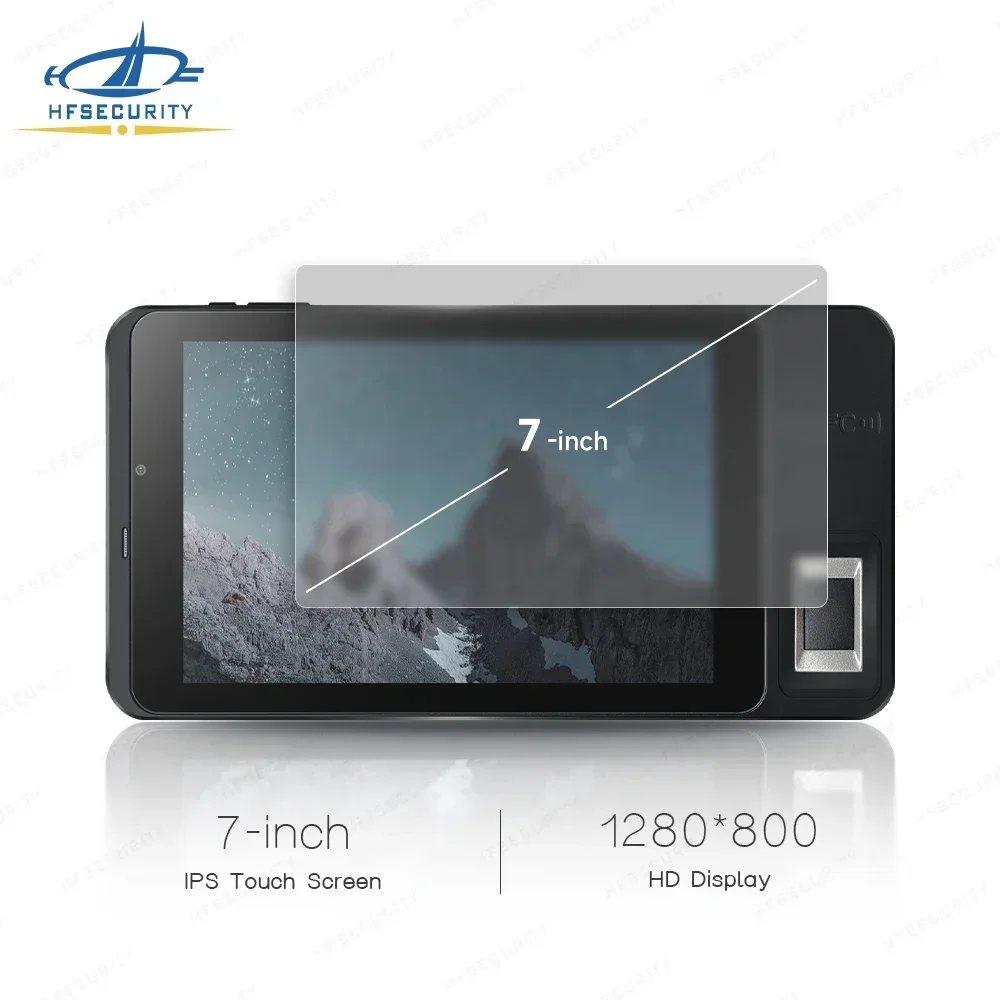 2026/HFSecurity FP07 Web Cloud Based Rfid GSM Fingerprint Scanner Biometric Facial Attendance System Tablet With 4G
