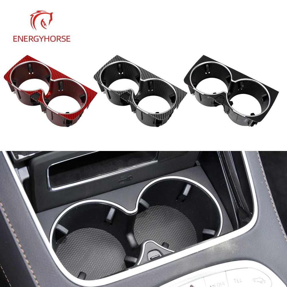 

Car Front Center Console Water Cup Holder Insert Frame for Mercedes-Benz S class Maybach W222 S300 S320 S350 S400 S500 S600