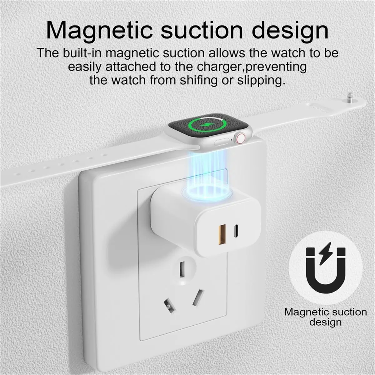 Y65A 23W USB C Charger Block for , Charging Station with Built-in Wireless Charger,for , B US Plug