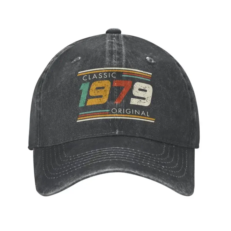 

Personalized Cotton Classic 1979 Original Vintage Birthday Gifts Baseball Cap Outdoor Men Women's Adjustable Dad Hat Summer