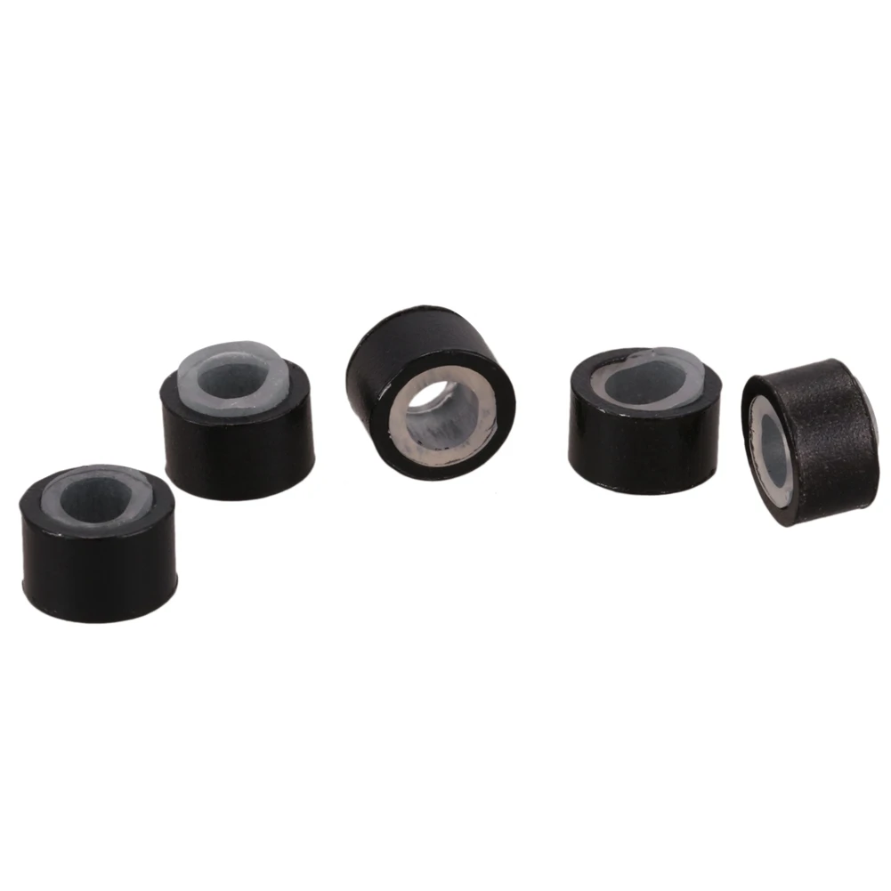 

500 Pcs Black 5Mm Silicone Lined Micro-Ring Links Beads & 1 Set Of Hair Extension Tool Kit Clamp Hook Pull Pin