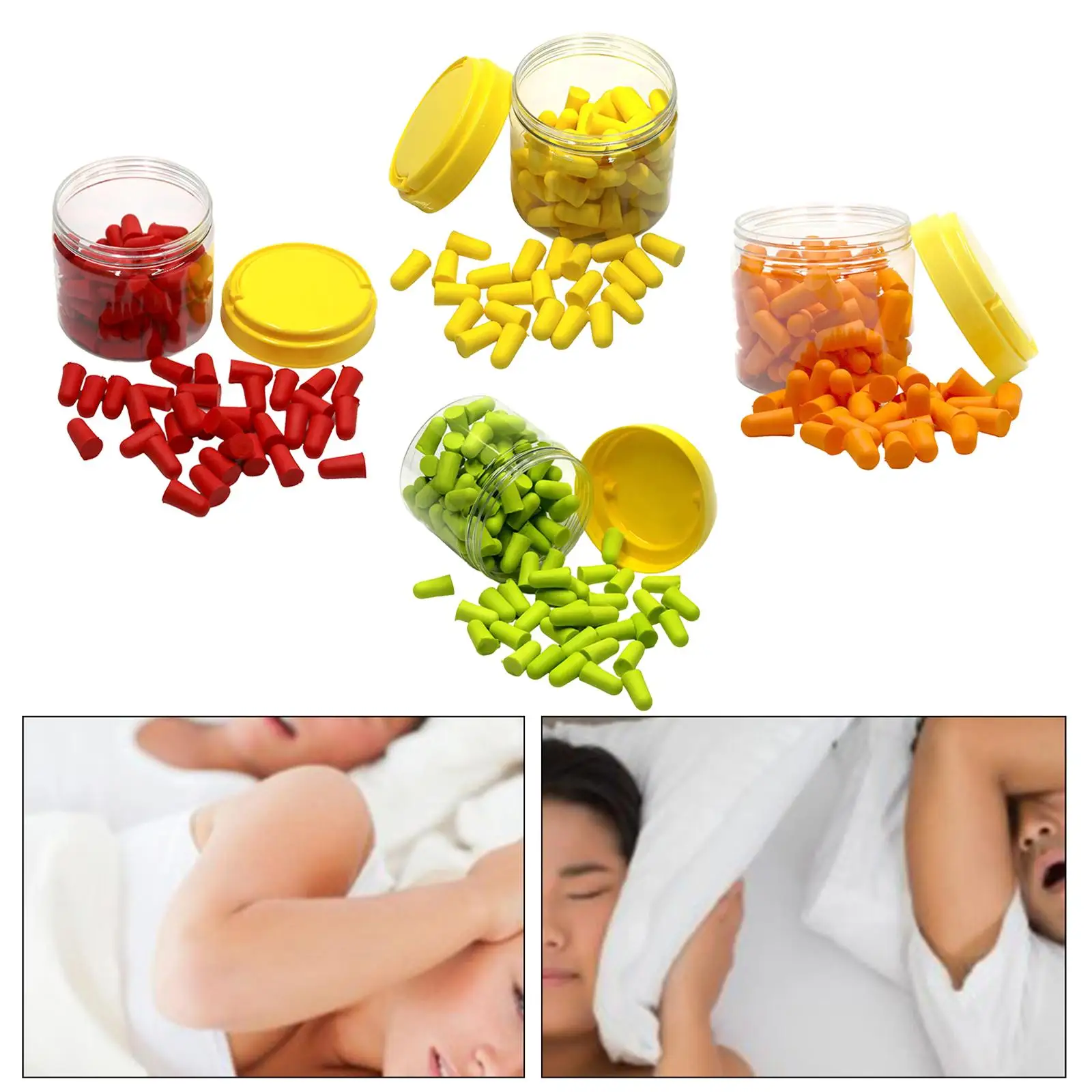 

Ear Plugs for Sleeping 34dB Snr Foam Earplugs for Traveling Concerts Snoring