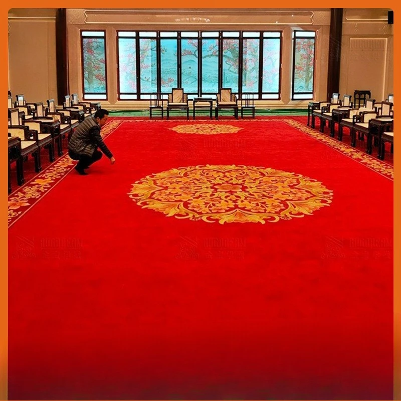 

Полный красный ковер, шерстяной ковер