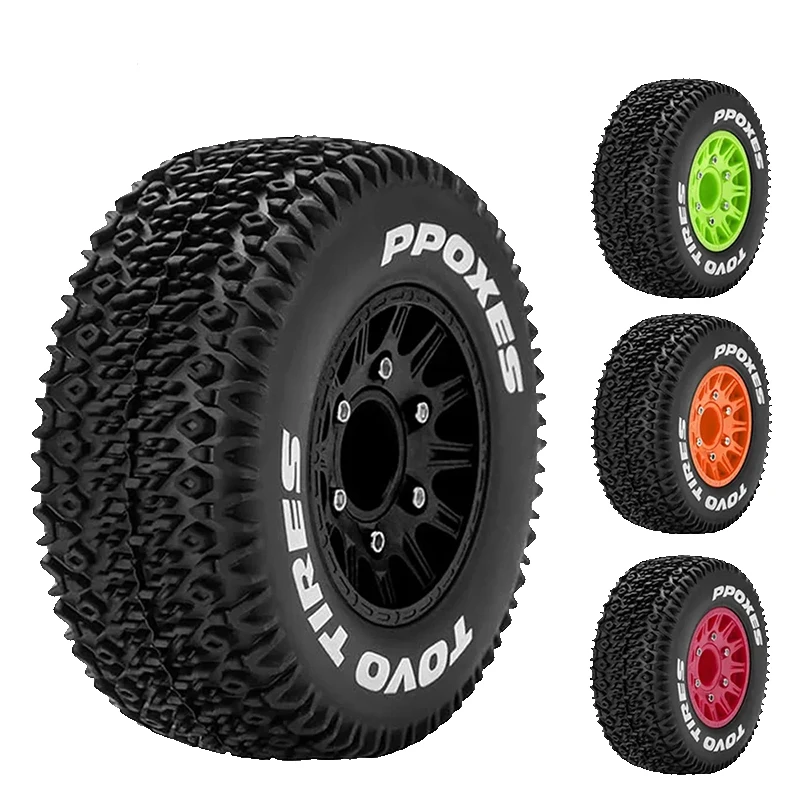 RC Truck Universal Tires 12mm/14mm Hex RC Wheel and Tire for 1/10 Slash 2WD Arrma Senton Axial Losi Redcat Rc4wd HSP Car