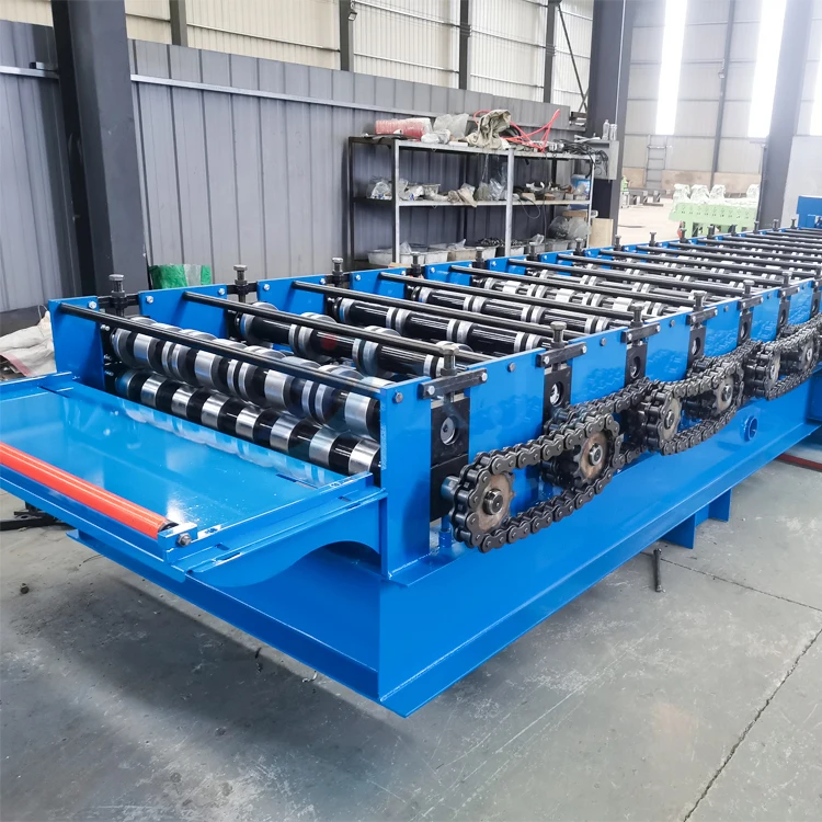 آلة تشكيل لفة بلاط السقف المعدنية المصممة مسبقًا لحلول التسقيف الصناعية مع المتانة والأداء الاستثنائي #5