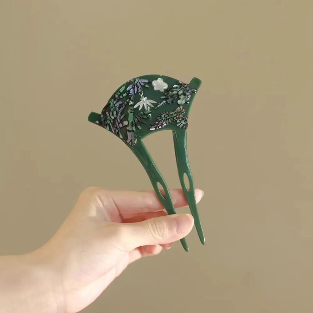 على شكل حرف U مروحة الشعر عصا النمط القديم فتاة إكسسوارات الشعر U شكل دبوس الشعر النمط الصيني شيونغسام عود الشعر