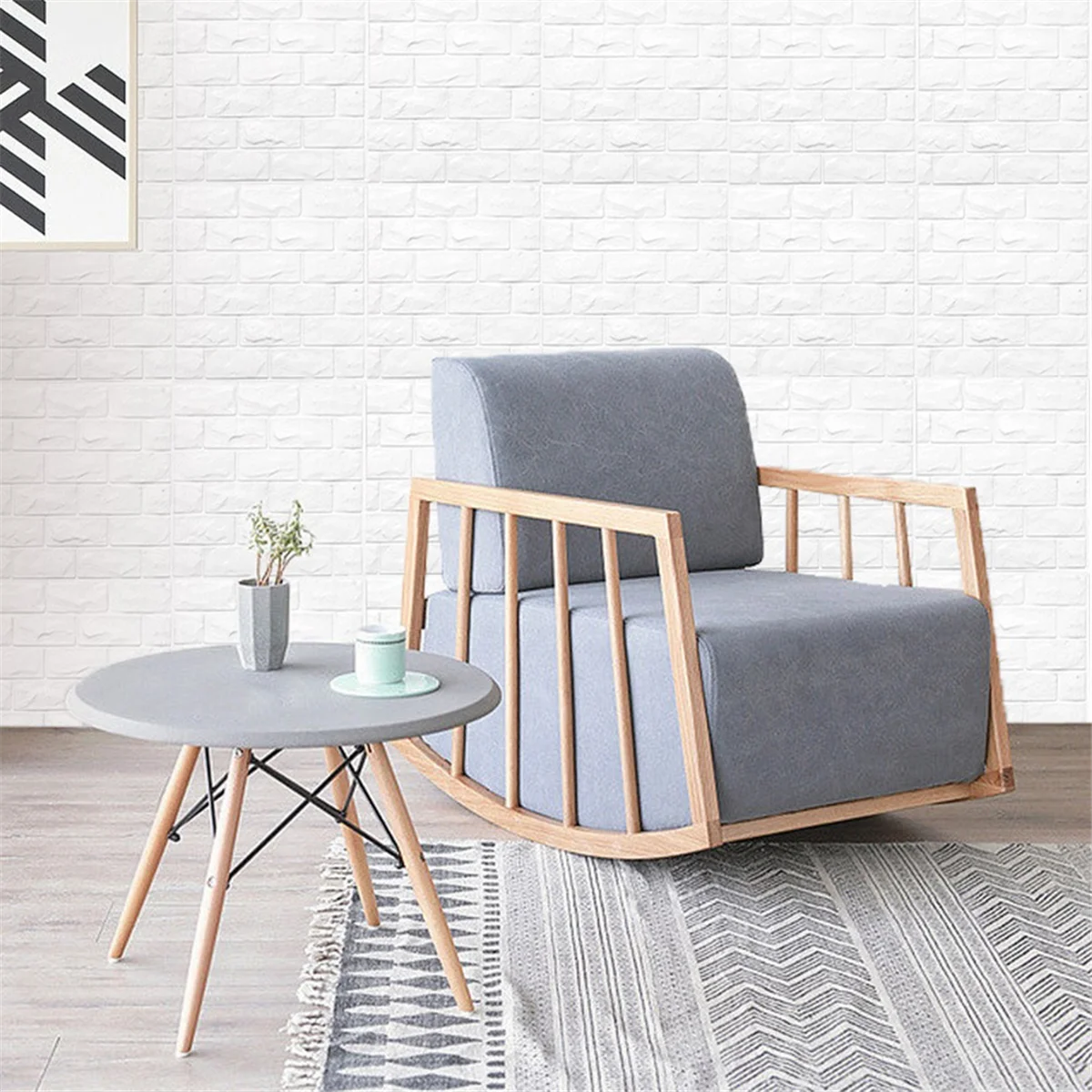 A11I 30 pezzi pannelli murali 3D stacca e incolla carta da parati in mattoni di schiuma autoadesiva pannelli di rivestimento murale impermeabili per la decorazione della parete