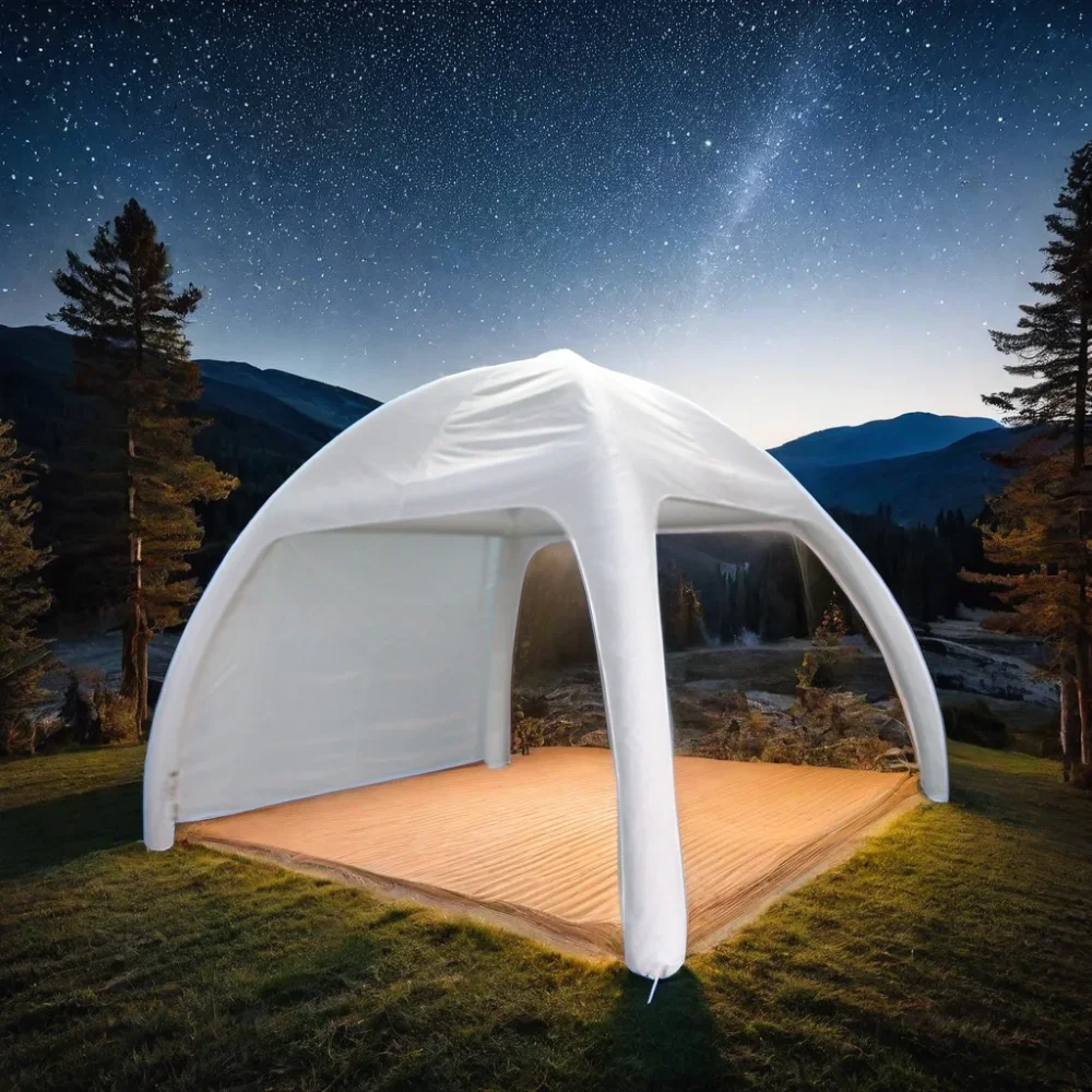 China Factory Custom Outdoor Leisuie Air-sealed Canopy Dome Air Inflatable Tent For Camping